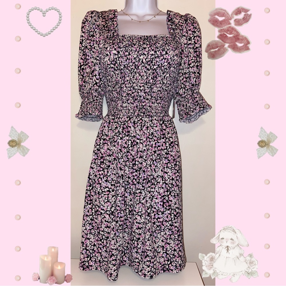 floral milkmaid dress